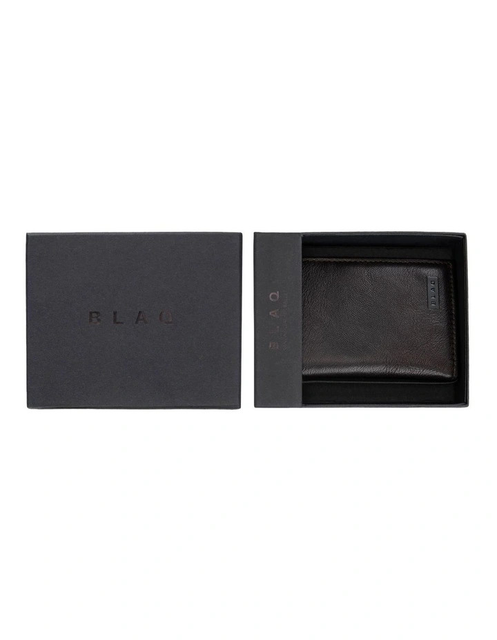 Leather Magnetic Closure Wallet Brown/Burgundy Wallet Brown/Burgundy image 1