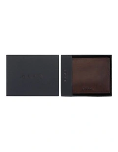 Flip Wallet With Zip Dark Tan Wallet Dark Tan
