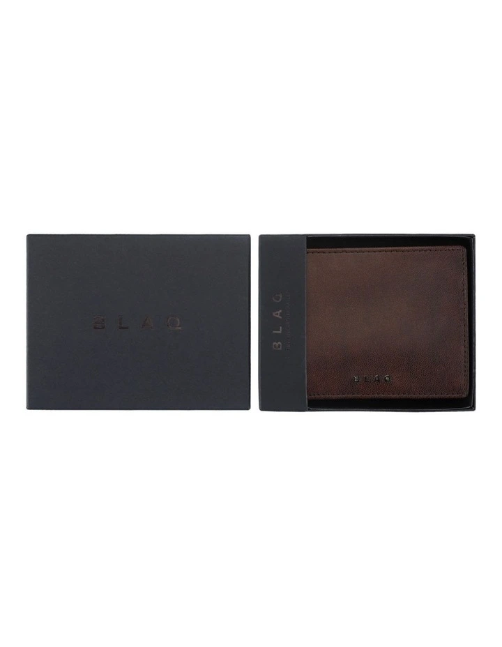 Flip Wallet With Zip Dark Tan Wallet Dark Tan image 1