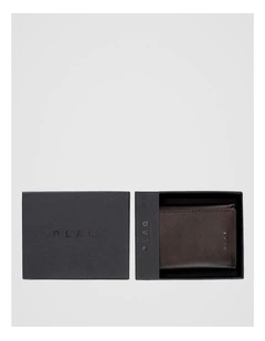 Trifold Leather Wallet Brown Wallet Brown