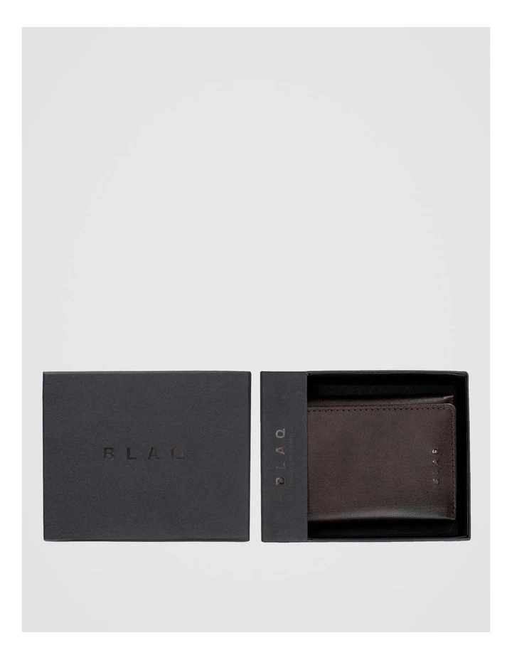 Trifold Leather Wallet Brown Wallet Brown image 1