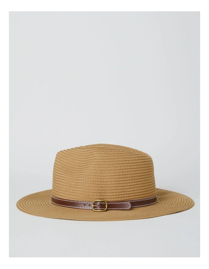 Crushie Panama Hat in Tan image 3