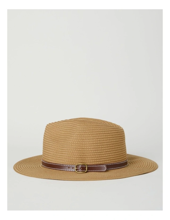 Crushie Panama Hat in Tan image 3