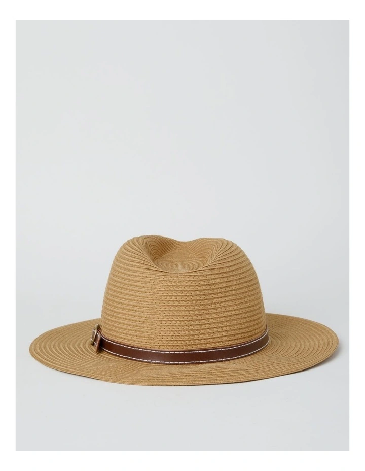 Crushie Panama Hat in Tan image 4