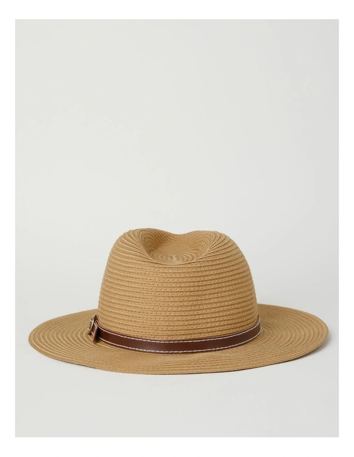 Crushie Panama Hat in Tan image 4