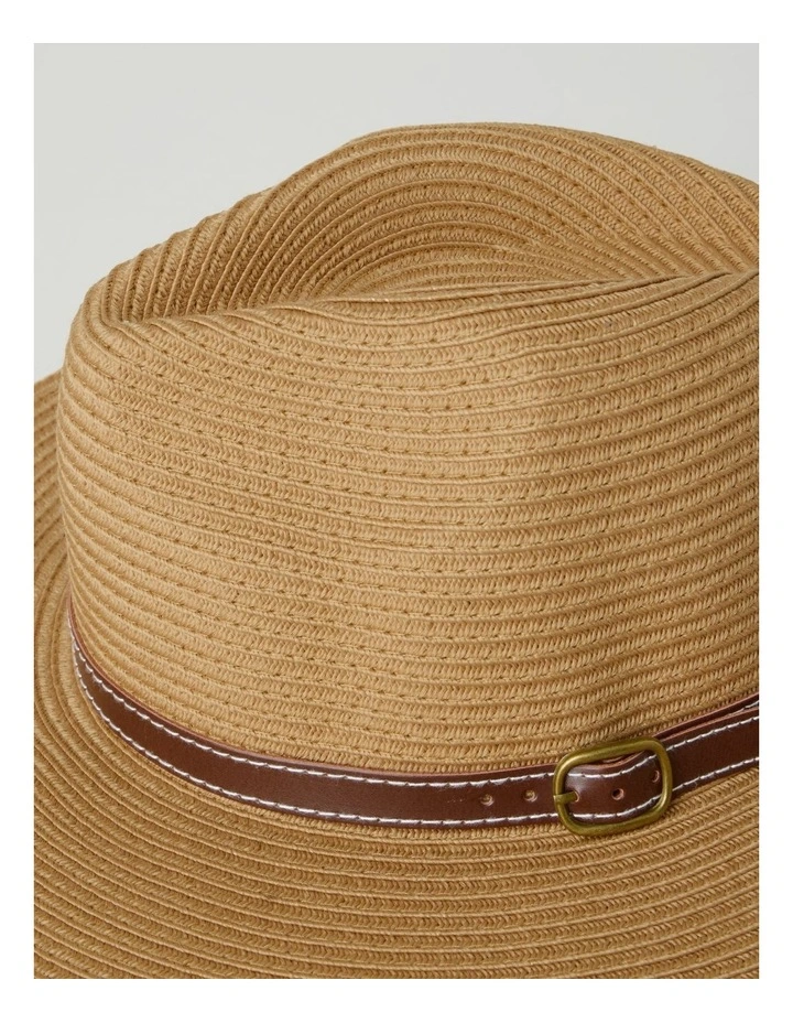 Crushie Panama Hat in Tan image 5
