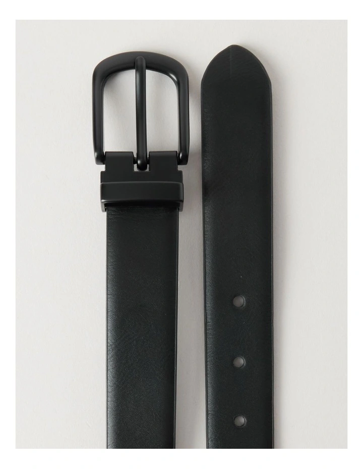 Reversible Belt and Sock Gift Set in Black image 5