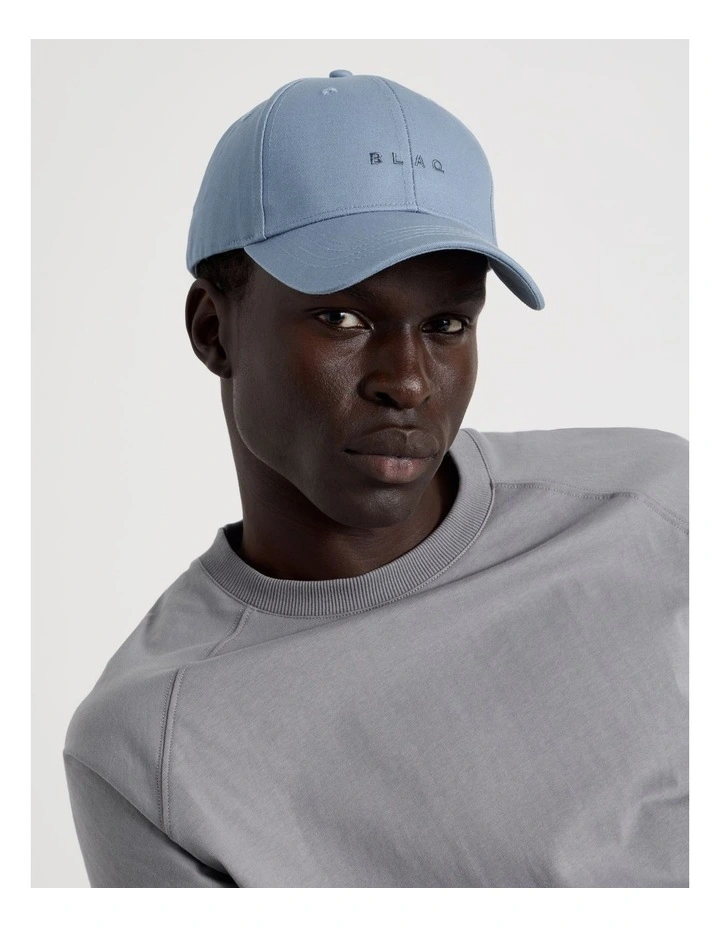 CAP WITH EMBROIDERY DEMIN BLUE image 2