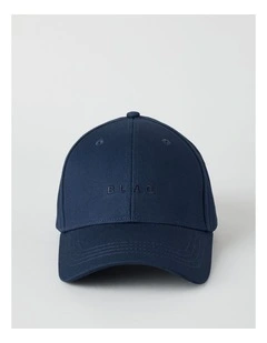 CAP WITH EMBROIDERY NAVY