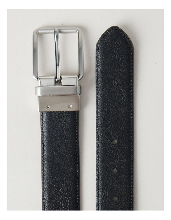 2 BELT GIFT SET BROWN/BLACK & NATURAL image 5