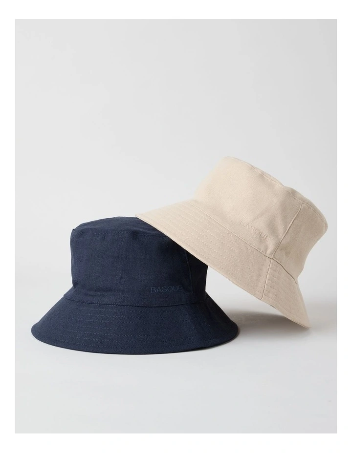 Bucket Hat in Navy image 3