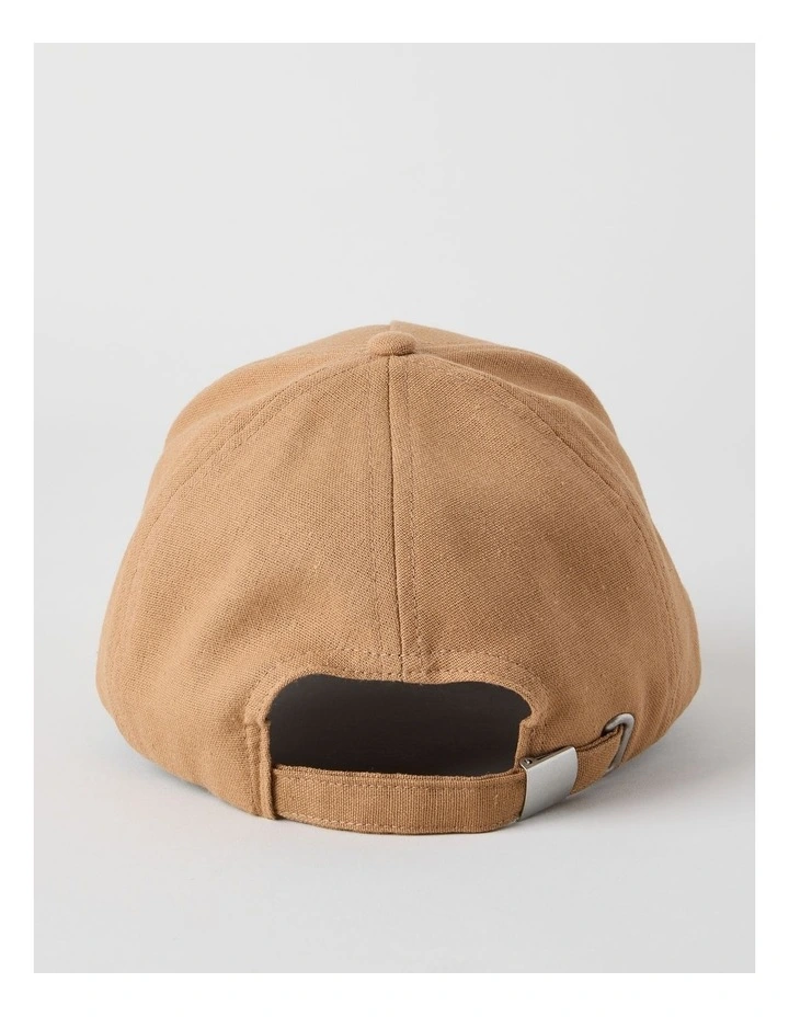 RAISED PRINT CAP TAN image 4