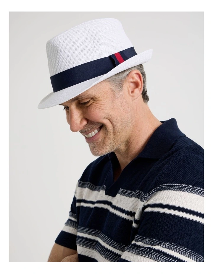 TRILBY HAT WHITE image 2