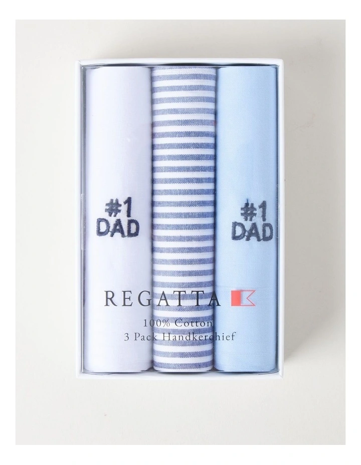 3pk Hankies #1 Dad in Multi image 1