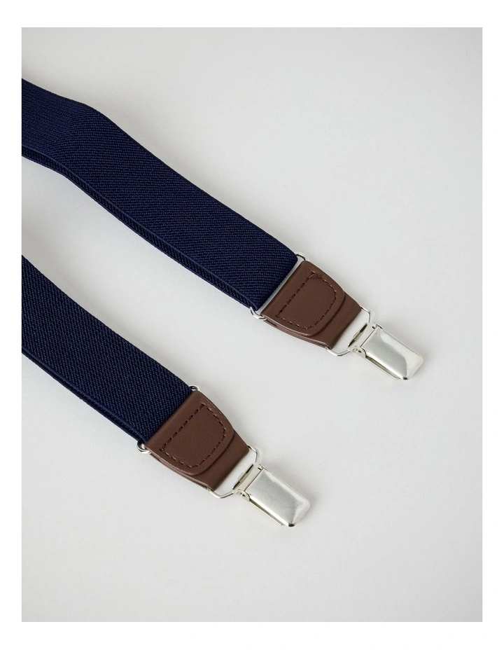 Adjustable Braces in Box in Navy image 5