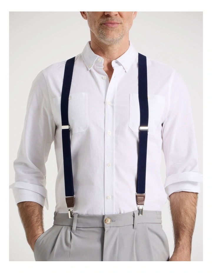 Adjustable Braces in Box in Navy image 6