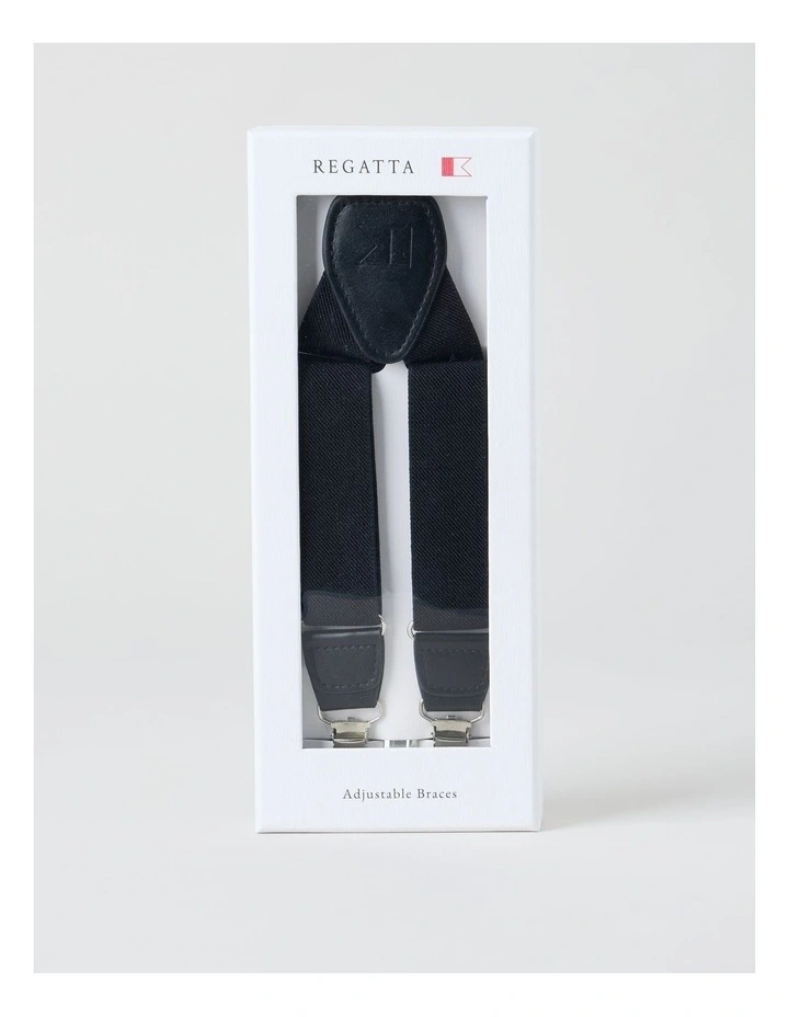 Adjustable Braces in Box in Black image 1