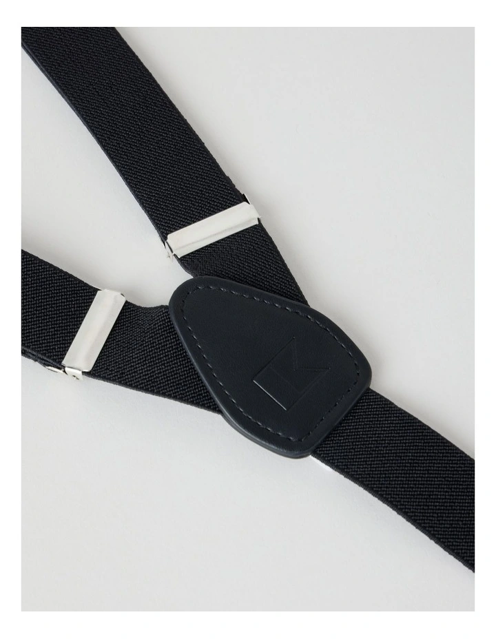 Adjustable Braces in Box in Black image 3