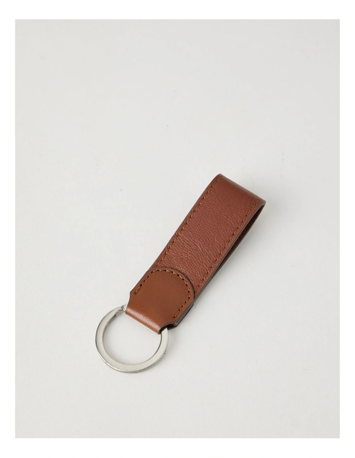 WALLET & KEY FOB GIFT DARK TAN image 4