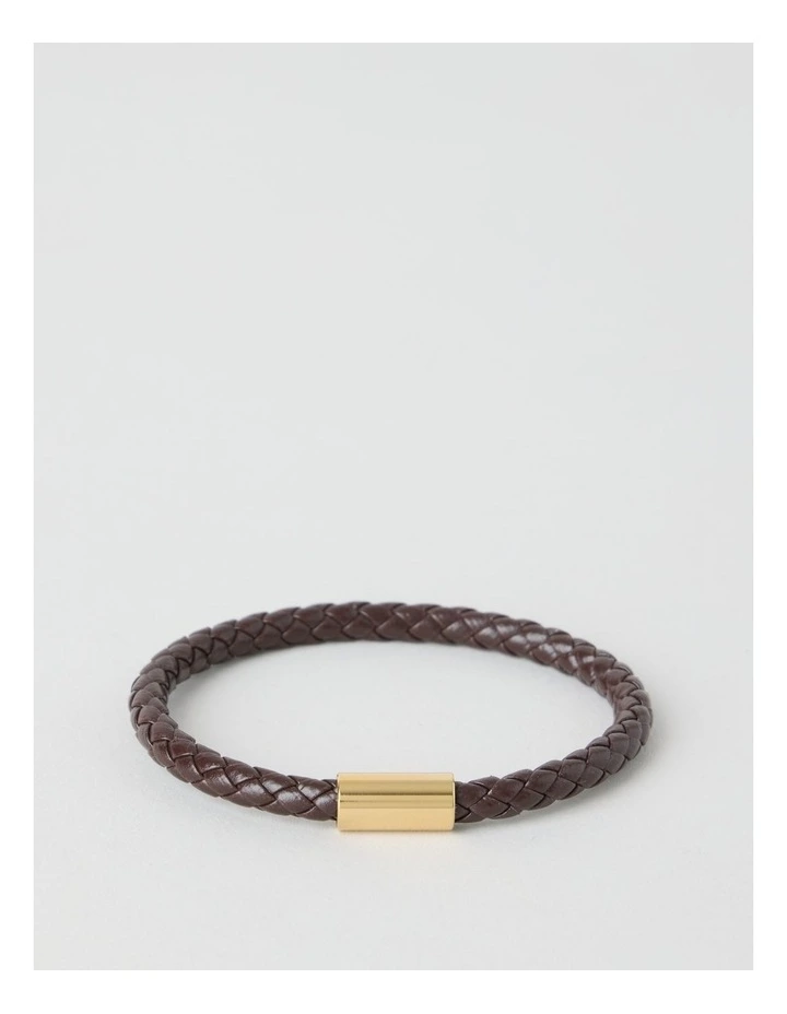 Braided Bracelet in Brown image 1