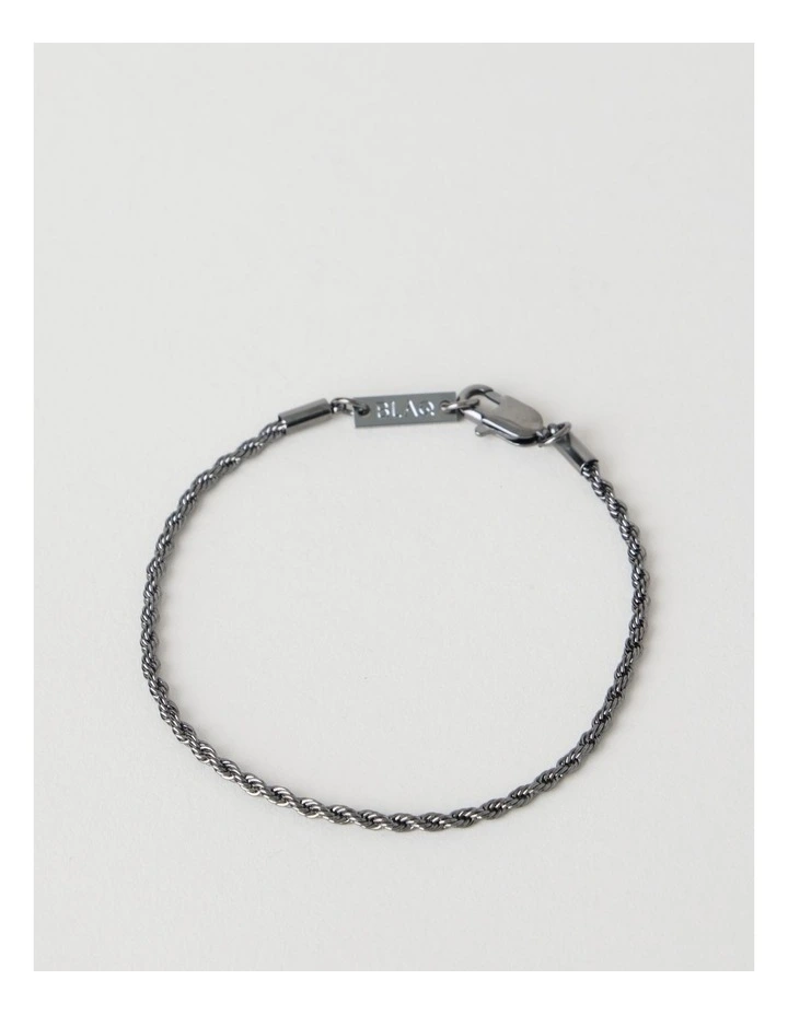Sterling Silver Fine Rope Chain Bracelet image 1