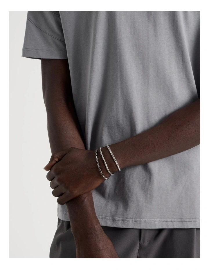 Stainless Steel Chain Bracelet 3 Pack image 2