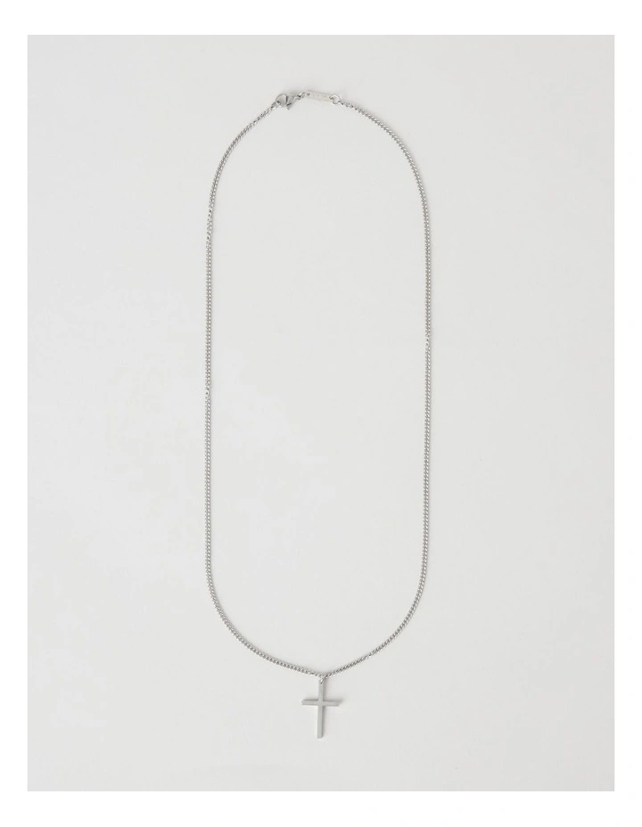Sterling Silver Cross Necklace image 1