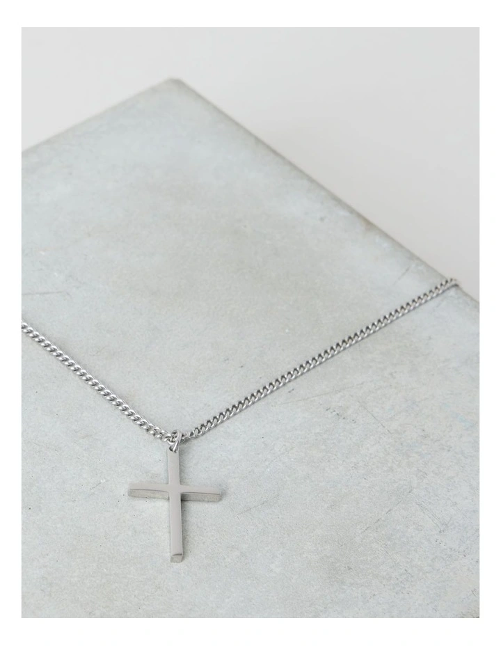Sterling Silver Cross Necklace image 2