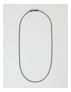 Sterling Silver Fine Rope Necklace