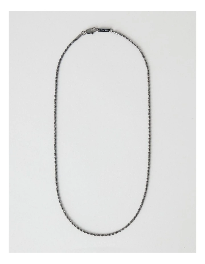 Sterling Silver Fine Rope Necklace image 1
