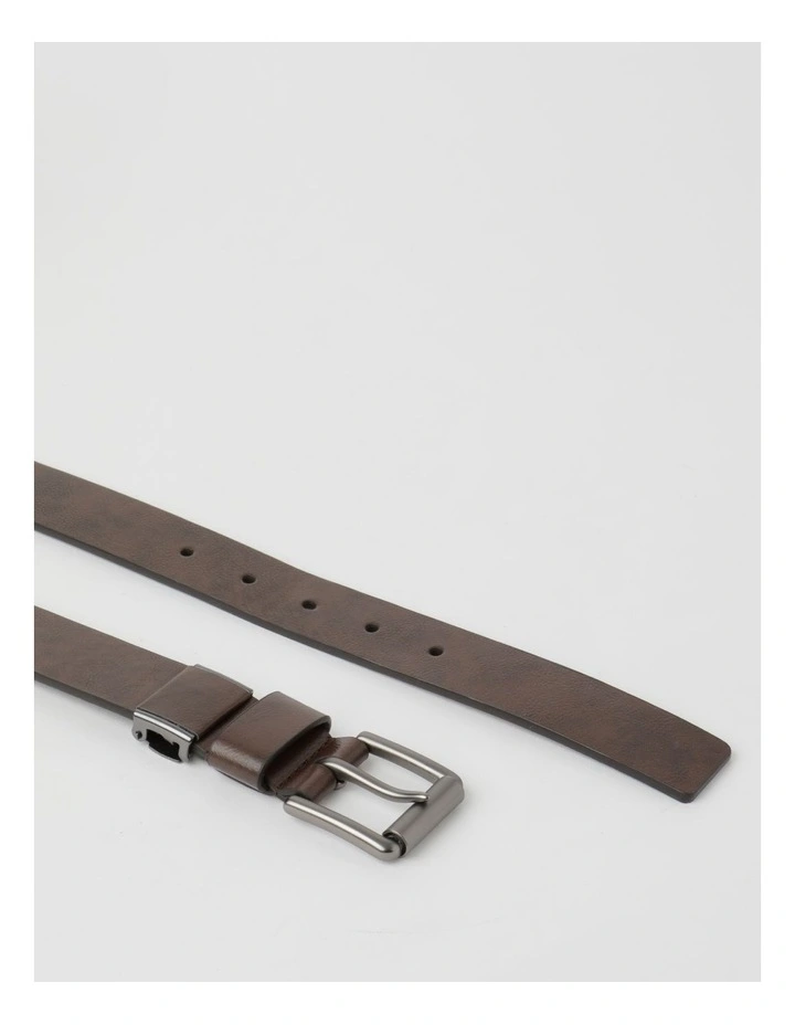 Brown Casual Belt And Wallet Gift Set image 6