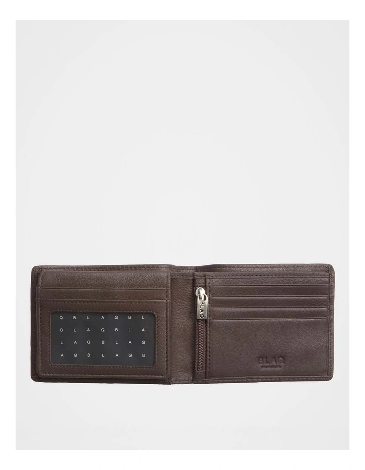 L Fold Side Zip Wallet Brown image 2
