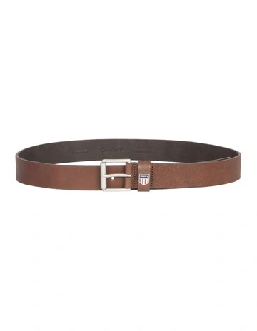 Shield Belt in Brown