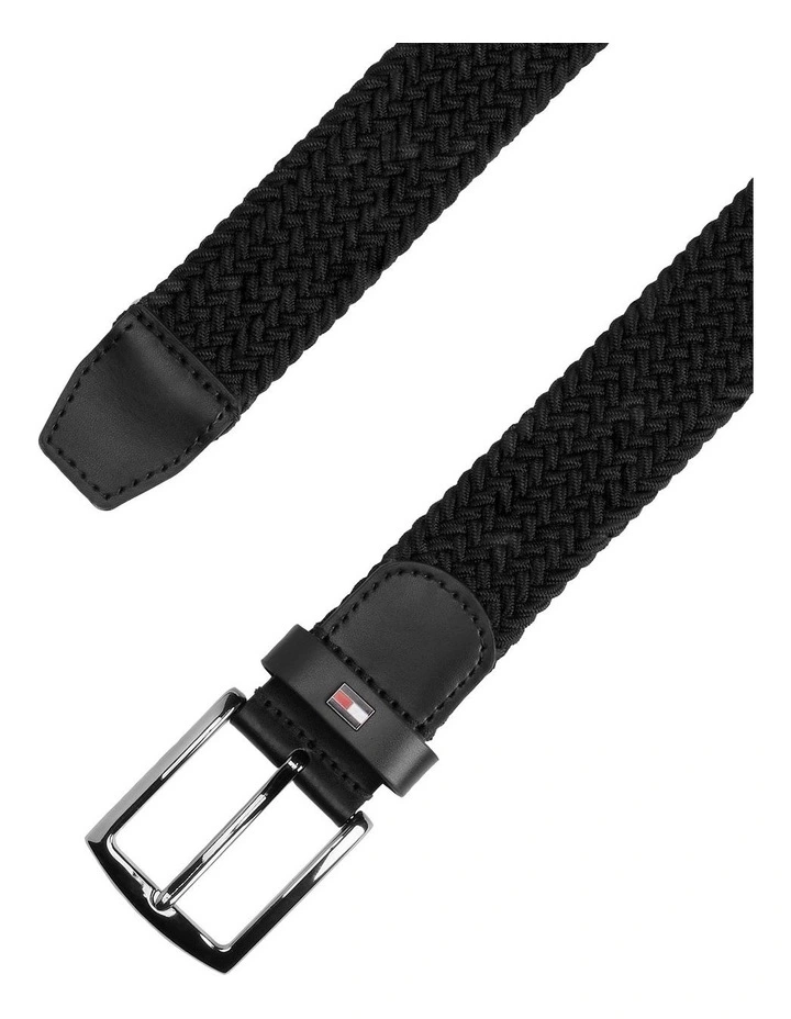 Denton Elastic Belt in Black image 2