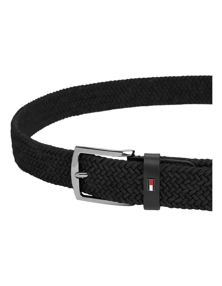 Denton Elastic Belt in Black image 3