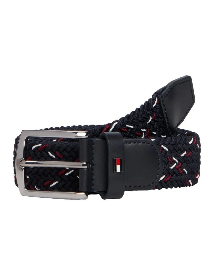 Denton Elastic Belt in Black image 3