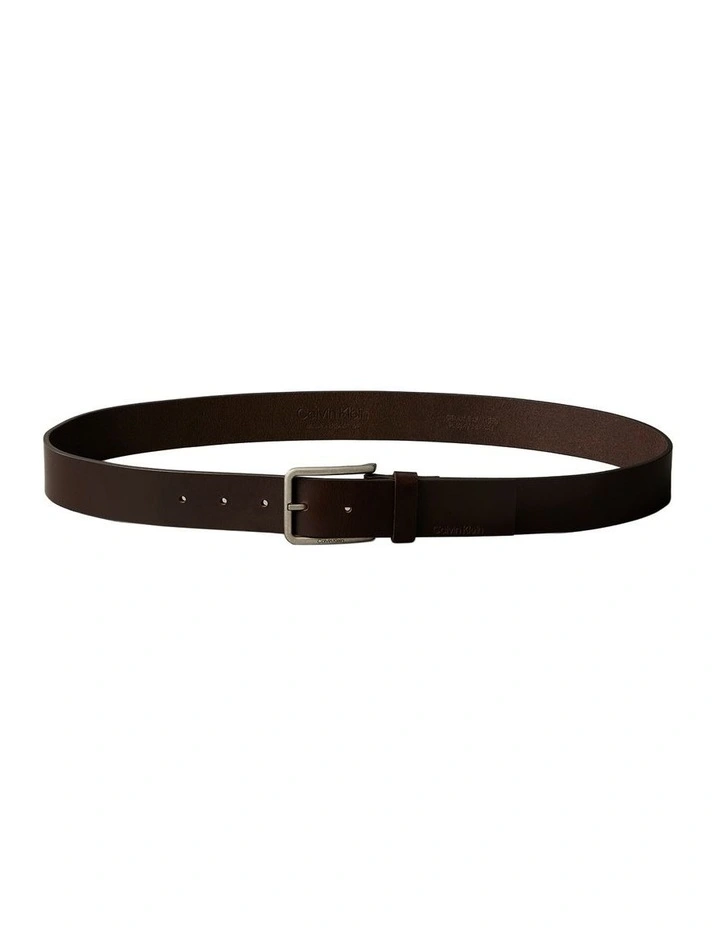 Warmth Buckle Smooth Belt 35mm in Brown image 2