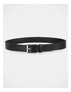 ROLLER BUCKLE BELT BLACK