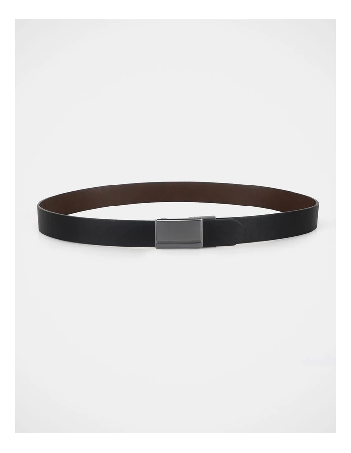 2 BUCKLE BELT SET BLACK/BROWN image 4