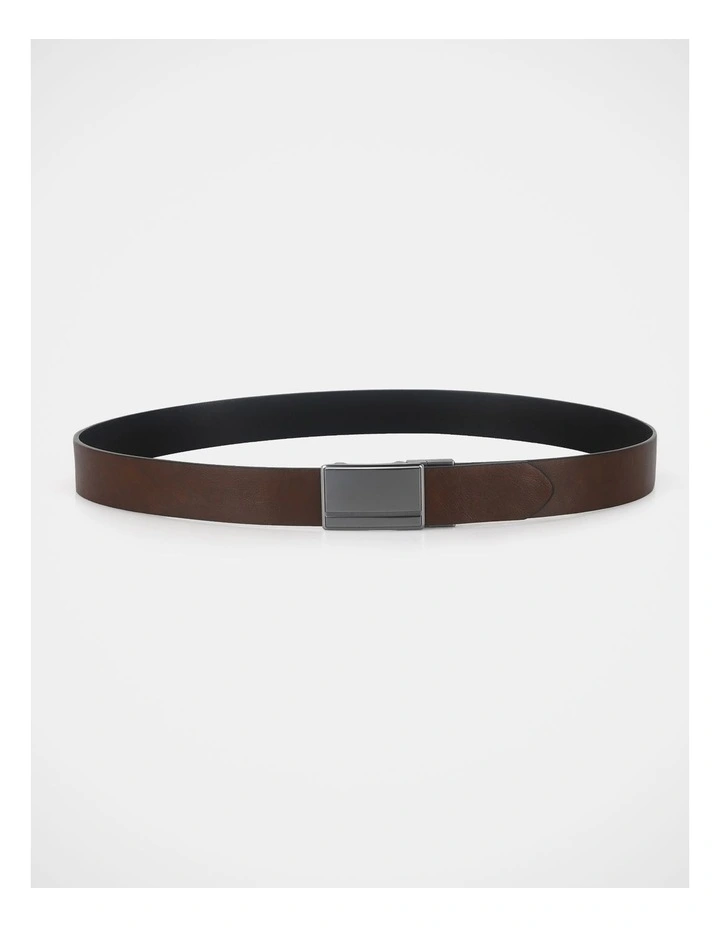2 BUCKLE BELT SET BLACK/BROWN image 5