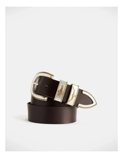 Rope Drover Belt Chestnut