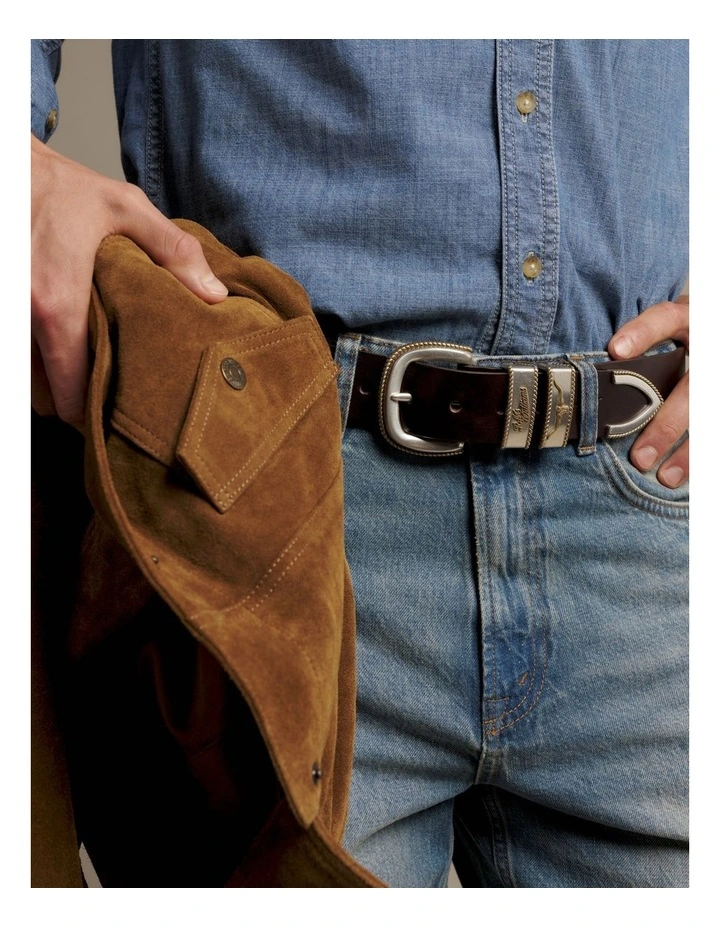 Rope Drover Belt Chestnut image 2