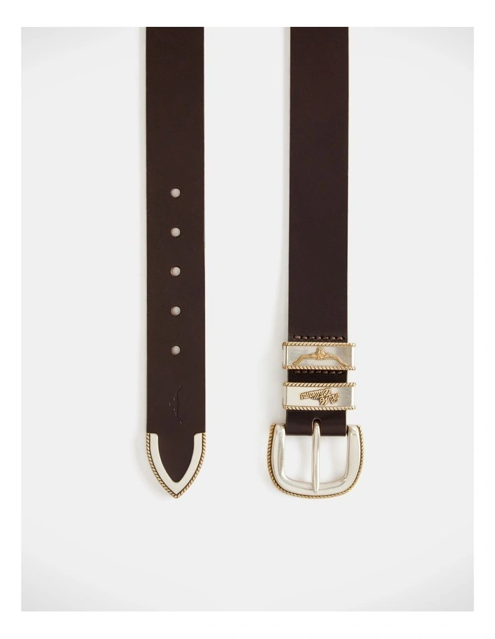 Rope Drover Belt Chestnut image 3