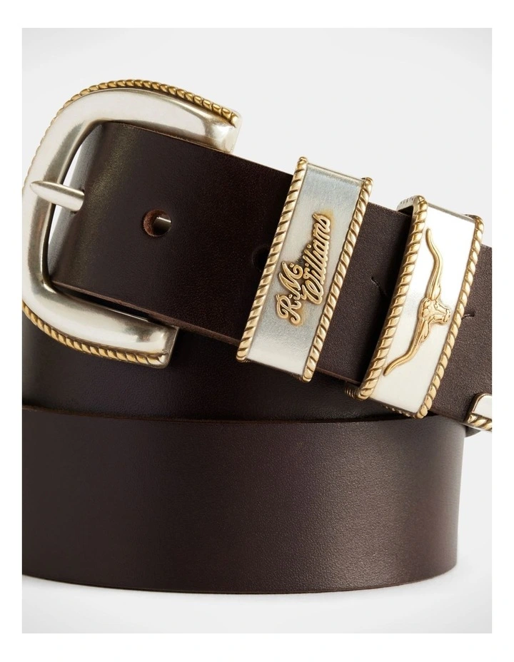Rope Drover Belt Chestnut image 4