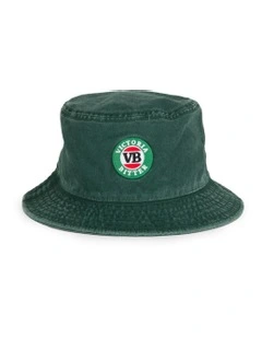 Victoria Bitter Bucket Hat in Green