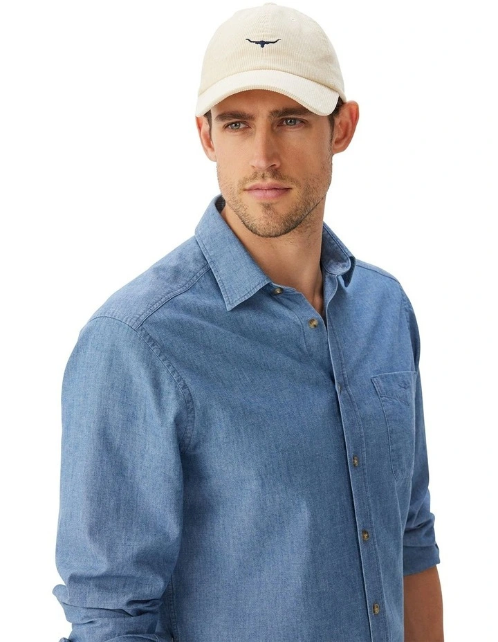 Mini Longhorn Cap in Cream image 5