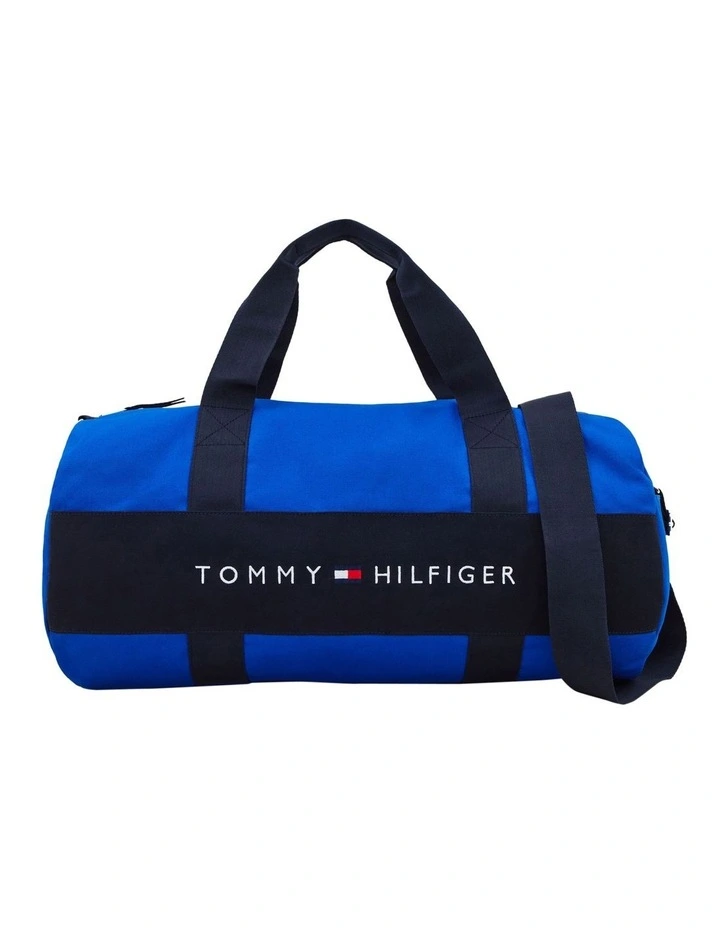Logo Canvas HP Duffle Bag in Royalty Blue image 1