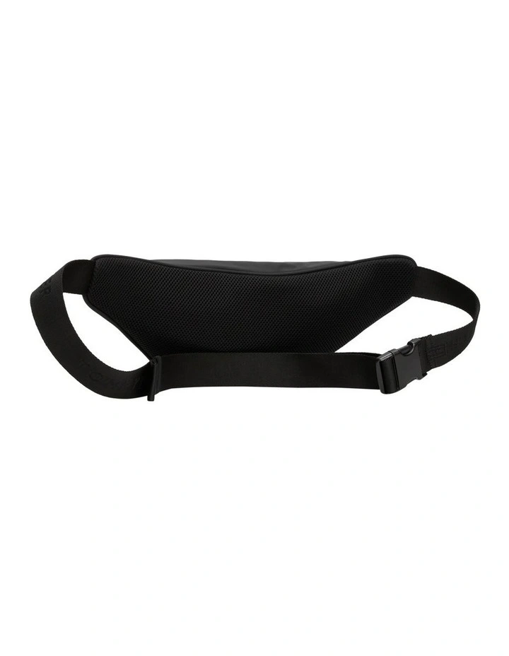Metal Logo Bum Bag in Black image 2