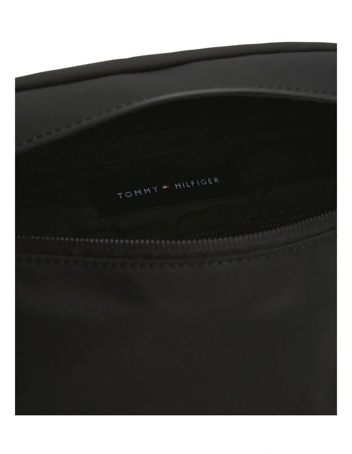Metal Logo Bum Bag in Black image 4