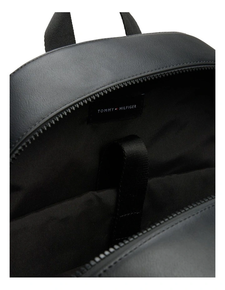 Signature Textured Backpack in Black image 3